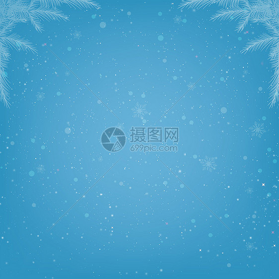 冬天下雪背景图片