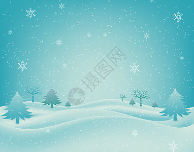 冬天下雪背景背景图片
