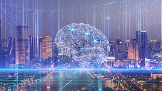 城市大脑——网络自动化背景图片