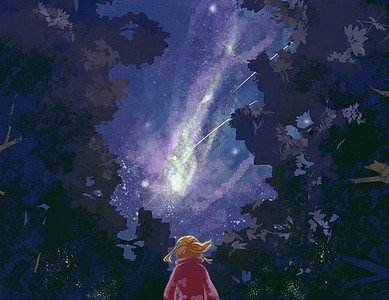 唯美绚丽多彩的宇宙数字艺术高清背景图片科幻宇宙高清背景图片科技感