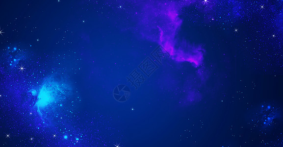 紫色天空蓝色星空背景设计图片