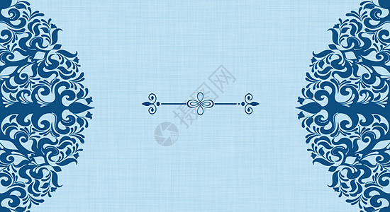 布纹中国风青花瓷背景设计图片