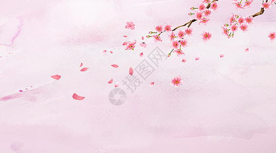 樱花粉色少女风高清图片