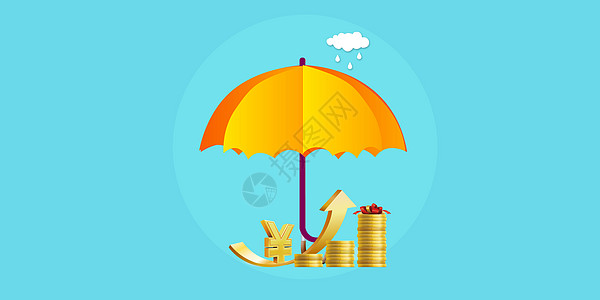 雨伞定制金钱设计图片