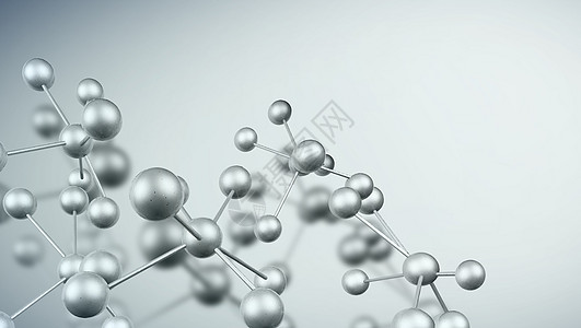 3D医疗分子背景图片