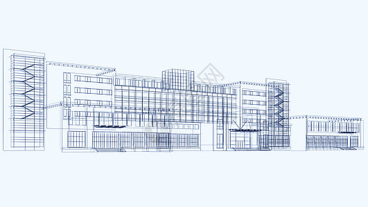 城市建筑背景图片