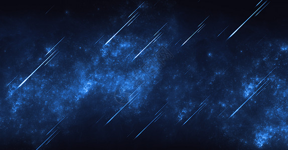 流星星空背景图片