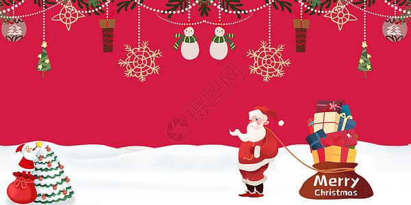 雪元素圣诞节狂欢节设计图片