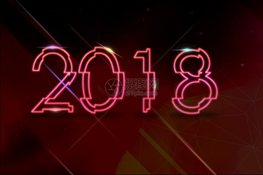 超炫光线2018字体图片
