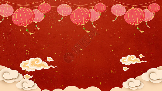 红色喜庆节日背景图片