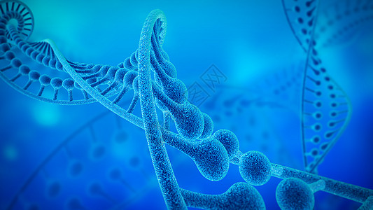 漂浮DNA基因链条设计图片