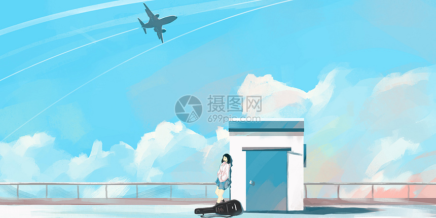 少女情怀图片