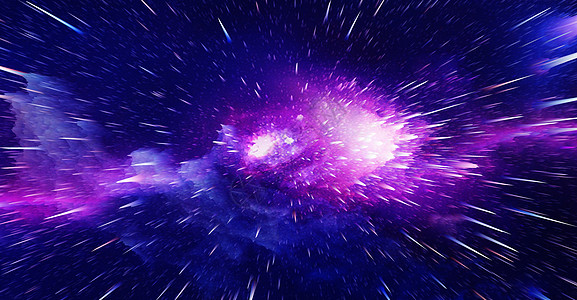 紫色星空炸裂效果背景图片