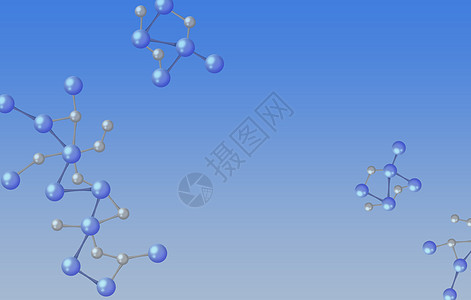 分子化合物离子原子晶体结构背景设计图片