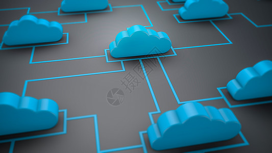 云服务背景互联网云线路高清图片