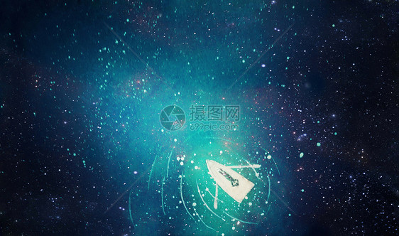 星空治愈系插画图片