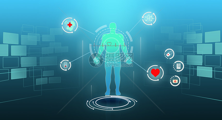 人工智能健康医疗科技图片