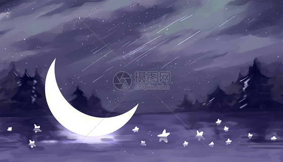 星夜图片