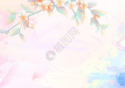 清新花卉背景图片