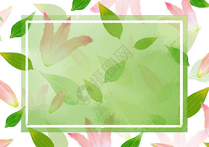 花卉背景模板图片