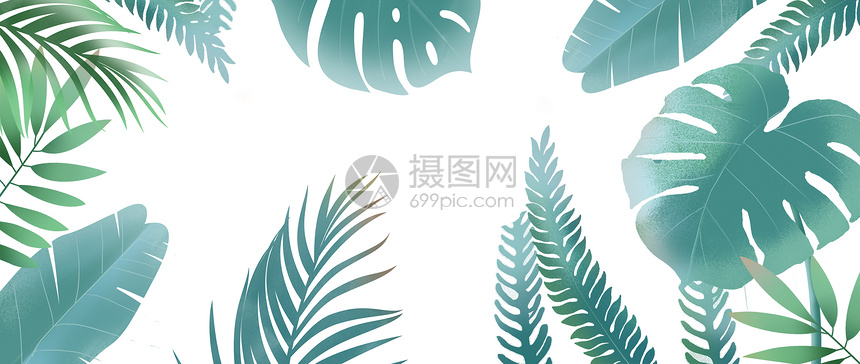 树叶绿色植物背景素材插画图片下载 正版图片 摄图网 树叶绿色植物背景素材插画图片下载 正版图片 摄图网