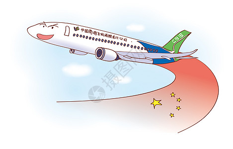 C919飞机高清图片