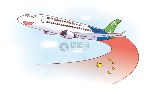 C919飞机图片