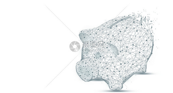 金融科技储钱罐图片