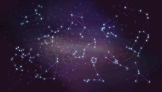 十二星座星辰素材高清图片