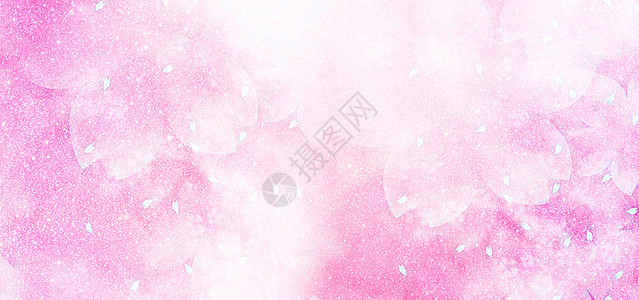 粉色樱花背景背景图片