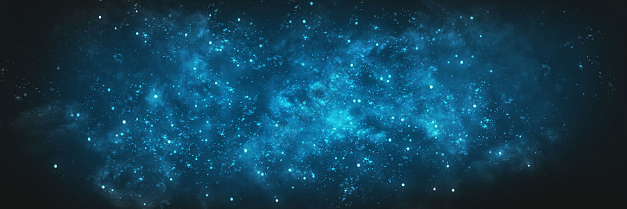 夜晚宇宙蓝色星空背景设计图片