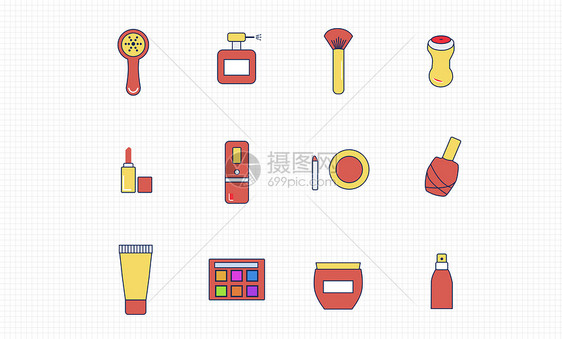 美容图标图片