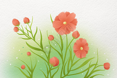 水彩花卉植物素材图片
