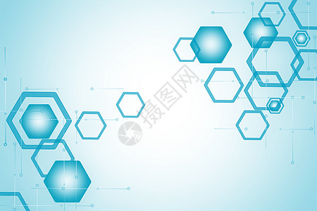 科技分子结构背景图片