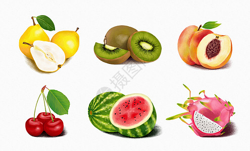 水果插画素材图片