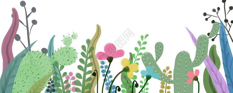 植物花卉边框图片