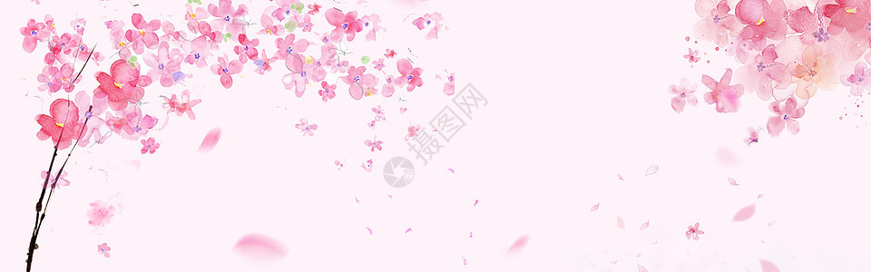 樱花节背景图片