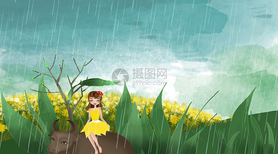 清明雨图片