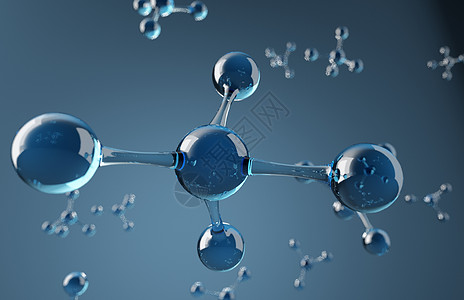 科技医疗分子结构背景图片