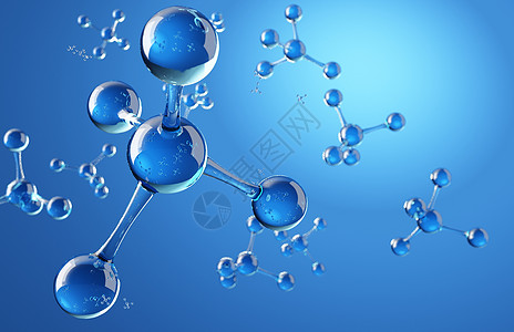 医疗分子结构背景图片