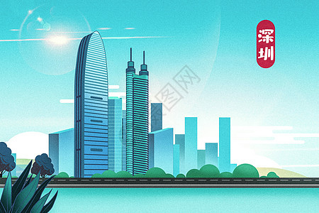 深圳地标城市风光高清图片素材