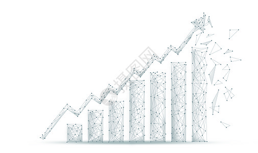 金融科技走势图背景背景图片