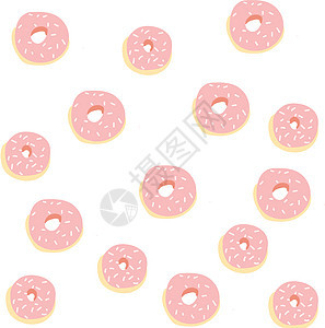 甜甜圈元素背景图图片