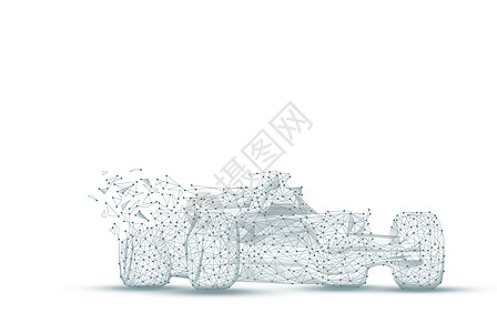 线条科技赛车背景图片