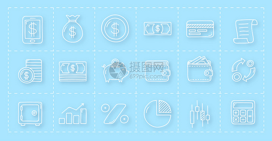金融图标icon图片