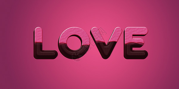 LOVE字体设计背景图片