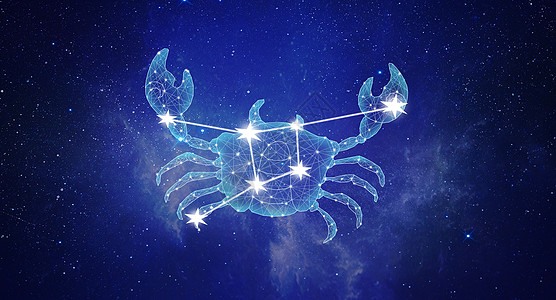 星座元素十二星座巨蟹座设计图片