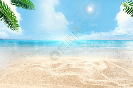 缤纷夏日最美海滩高清图片