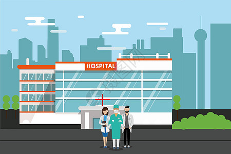 医疗卫生城市医院高清图片