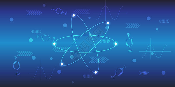 分子矢量科技抽象背景设计图片